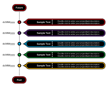 Time Projects Diagram Template